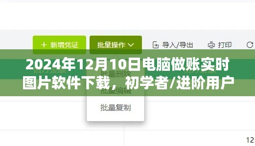 初学者与进阶用户适用的电脑做账实时图片软件下载及操作指南(适用于2024年)