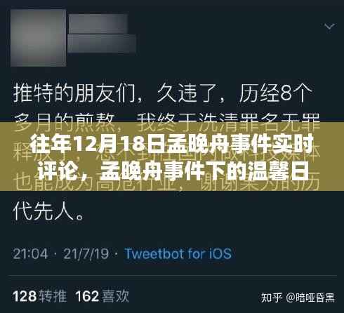 孟晚舟事件下的温馨日常,跨越时空的友情与陪伴之旅实时评论