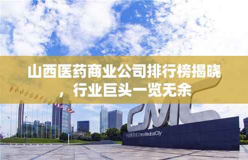 山西医药商业公司排行榜揭晓,行业巨头一览无余