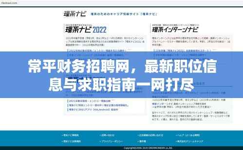 常平财务招聘网,最新职位信息与求职指南一网打尽