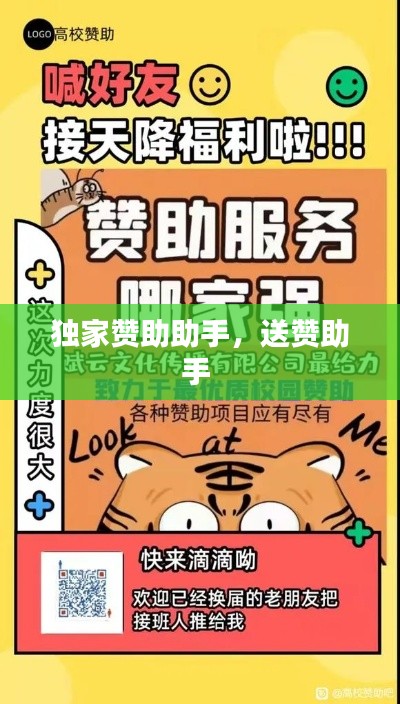 独家赞助助手,送赞助手